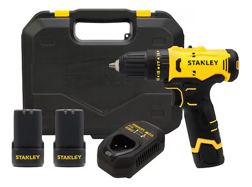 Kit Stanley Taladro Percutor/destornillador 12v 3/8 Sch10d2k