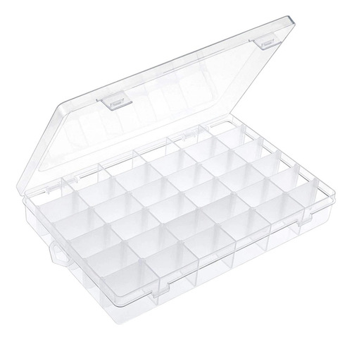 Caja Organizadora Transparente Con 36 Compartimentos Para