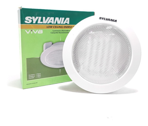 Luminaria Redonda Embutir 13w 2700k 220v Branca Sylvania Cor Branco