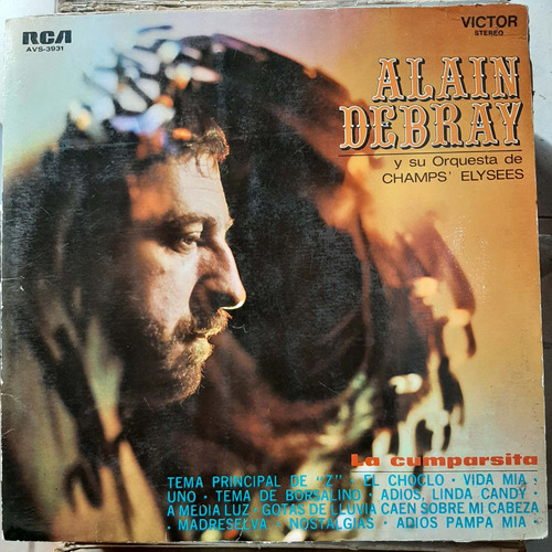 Vinilo Alain Debray Orq Champs Elysees La Cumparsita Cl2