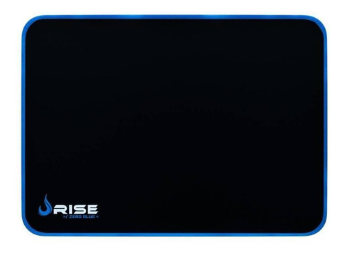 Mouse Pad gamer Rise Mode Gaming Zero de fibra g 290mm x 420mm x 3mm preto/azul