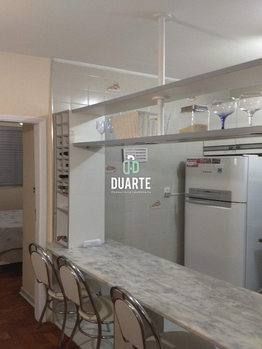Imagem 19 de 25 de Vendo Lindo Apartamento Em São Vicente, Itararé, 2 Quartos, Sala, Cozinha, 1 Banheiro Grande, Elevador - Ap02893 - 68403188