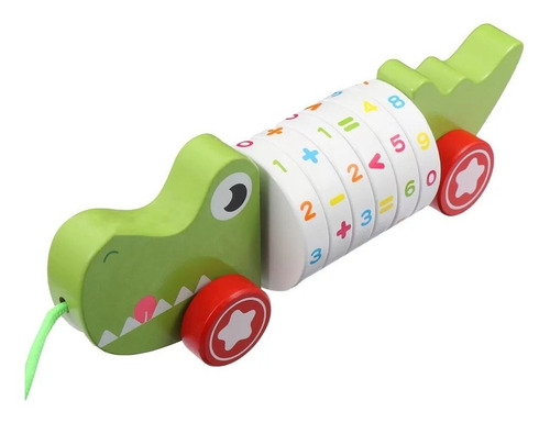 Cocodrilo Juguete Arrastre Cognitivo Para Niños Y Bebes