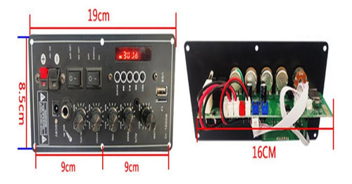 Placa Amplificadora De Audio, Micrófono, Amplificador Blueto