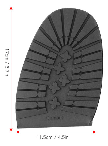 Heel Soles Boots Shoes Anti Slip Front Rubber Mute Shoes