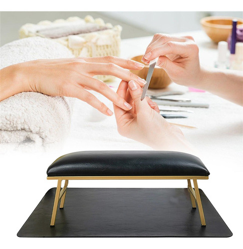 Juego De Almohada Y Tapete For Uñas, Cojín For Negro