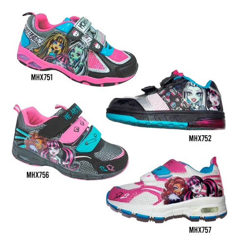 Zapatillas Monster High Luces Ct Plumitaa Mhx Depom