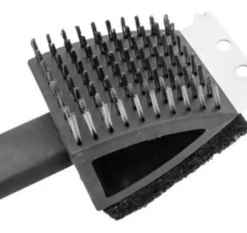 Cepillo Para Asador Triple Fución Limpia 37.5cm Expert Grill