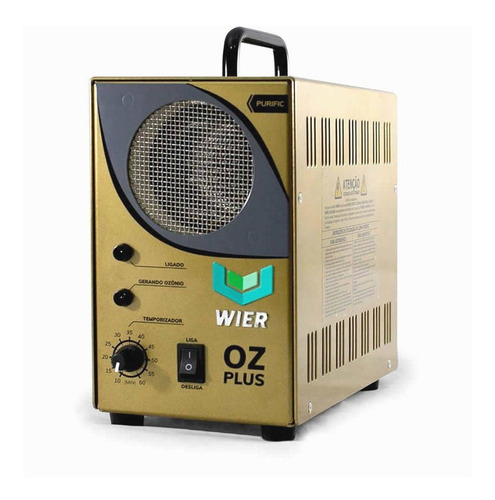 Imagem 3 de 5 de Maquina De Ozonio Gerador Ozônio Wier Plus Remove Odor Bivol