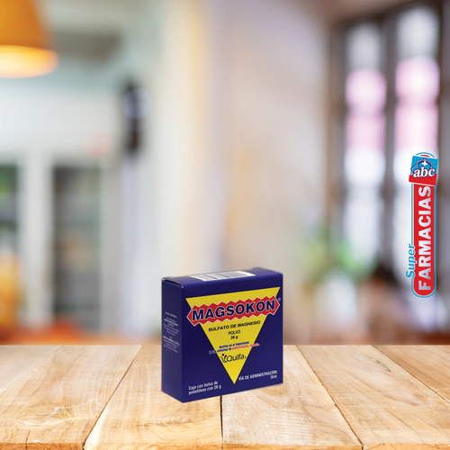 Magsokon Polvo Individual Cuadrito 26g Sulfato De Magnesio