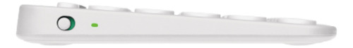 Teclado Bluetooth Logitech K380s Pebble Key 2 Branco Branco Inglês Us