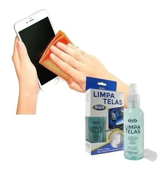 Limpa Telas Tablet Celular Televisão Pc Notebook Informática