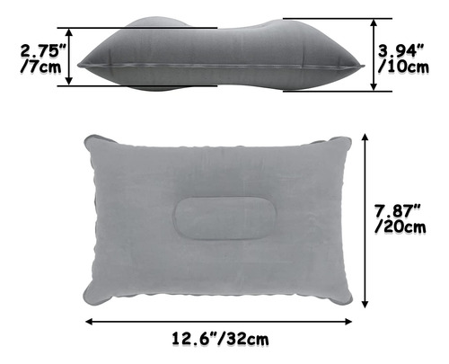 Paquete De Almohadas Inflables Ligeras Para Playa Y Viajes