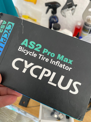 Mini Compresor Cycplus Bike As2 Pro Max 120psi Negro