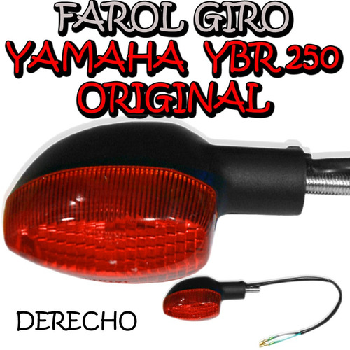 Farol De Giro Yamaha Ybr Xtz 250 Original Del Der Plan Fas