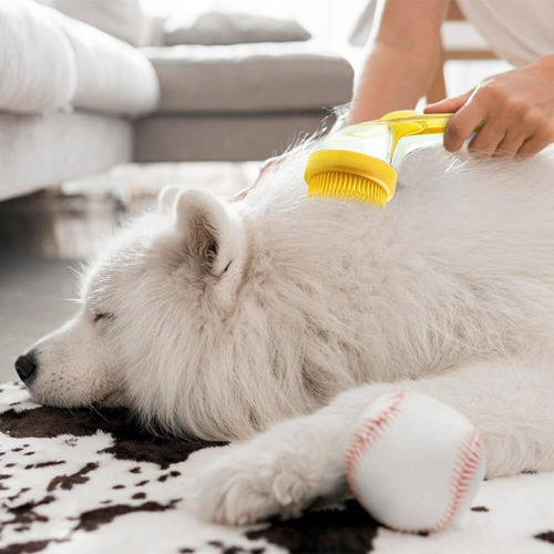 . Nuevo Y Cómodo Cepillo De Champú Para Perros Con