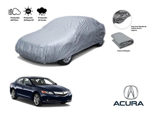 Cubierta Funda Cubre Auto Afelpada Acura Ilx 2.4l 2014