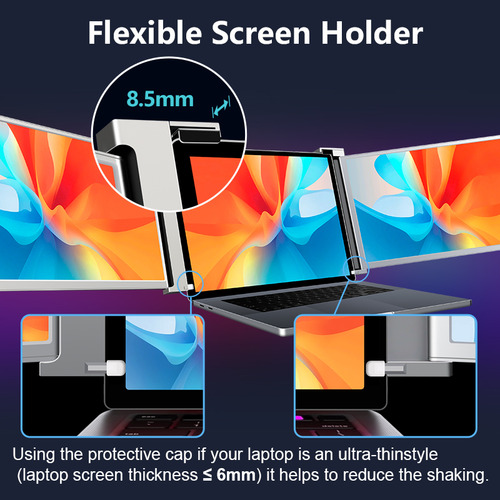 Pantalla Portátil Laptop Portátil De 15,6 Pulgadas Con Tripl