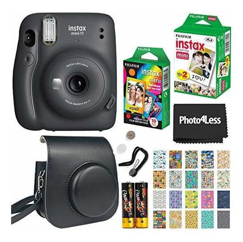 Fujifilm Instax Mini 11 Camara Instantanea Kit Twin Gris