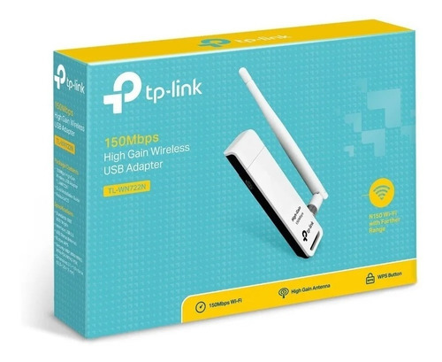 Imagen 8 de 10 de Adaptador Inalámbrico Tp Link 722n 2.4ghz Usb 2.0 Pc Note