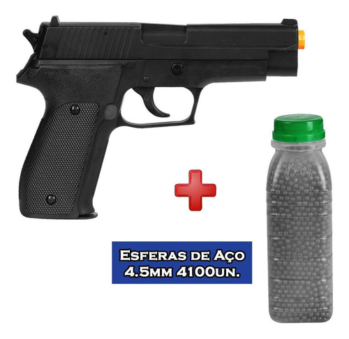 Pistola Pressão Chumbinho Esfera Aço 4.5 Kwc P226 Promoção!