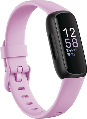 Monitor de actividad física Smartband Fitbit Inspire 3, Lilac Bliss, color lila, diseño de pulsera, lila