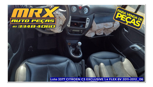 Sucata Citroen C3 Exclusive 1.4 Flex 8v 2012 Pecas