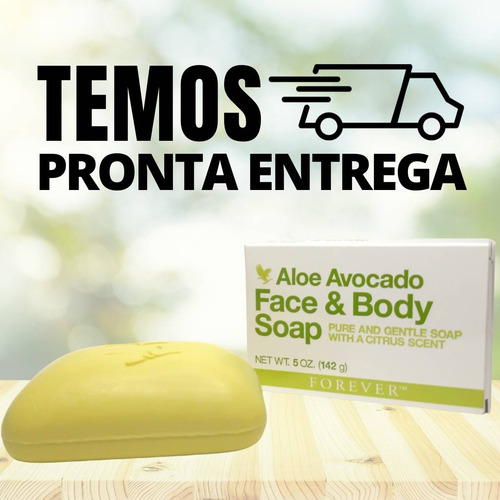 Aloe Avocado Face & Body Sabonete Aloe Vera Frag Suave Cod 1
