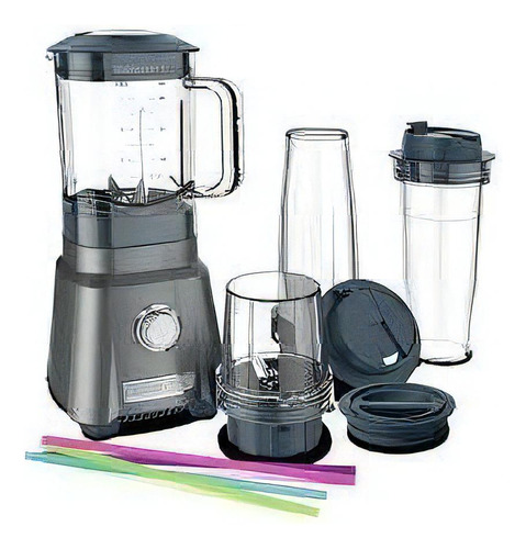 Licuadora Compacta De Jugos Cuisinart Hurricane - Color Gris