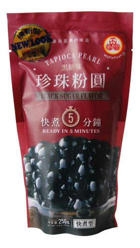Wufuyuan - Perla De Tapioca (negra) - Peso Neto 8.8 Oz.