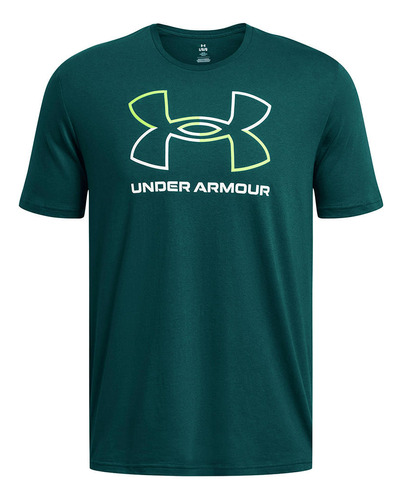 Polera Ua Foundation Hombre Azul Under Armour