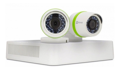 Imagen 1 de 5 de Kit Video Vigilancia Cctv Ezviz Bd-2402b1 720p 1tb 2cam 30m