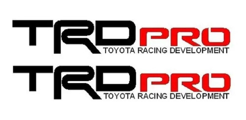 Stickers Calcomanias Para Toyota Trd Pro Batea Pick Up 2p
