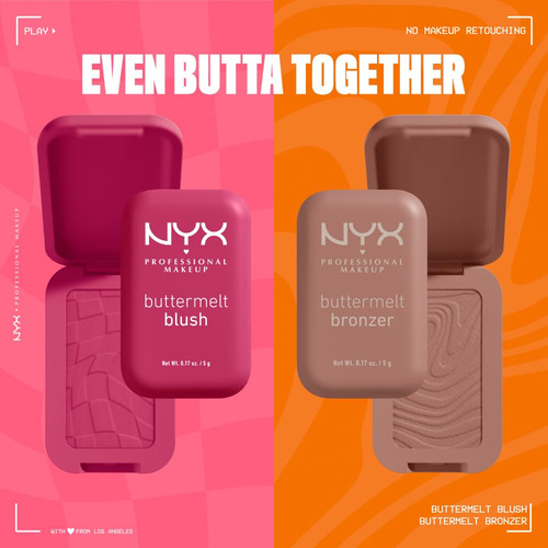 Maquillaje Profesional Blush Nyx Buttermelt Sooner The Butta