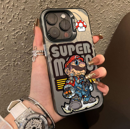 Funda De Mario Mecánico De Dibujos Animados Para Xiaomi/redmi