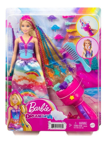 Muñeca Barbie Dreamtopia Princesa Trenzas Mágicas