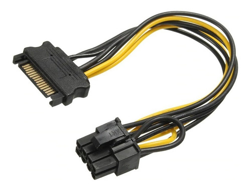 Adaptador Sata A Pcie 8 Ó 6 Pin Para Tarjeta Video Pc Fuente