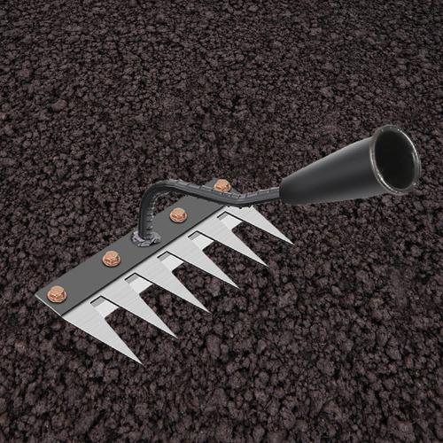 Manual Herramienta Agrícola Garden Hoe 6 Rake De Dientes
