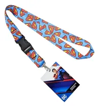 Comprar Lanyard Llavero Cinta Superman Dc Comics Licencia Oficial