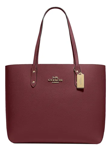 Bolsa coach color vino deals