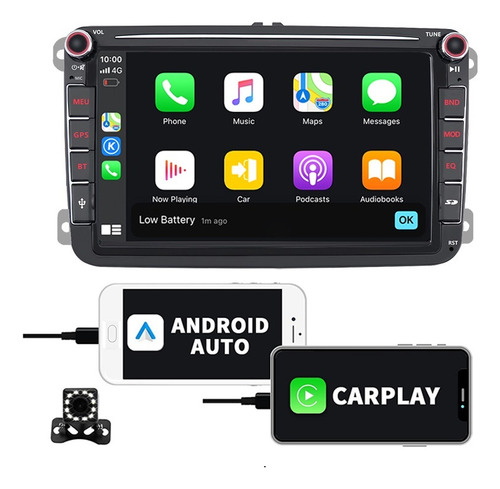 Lebeeaudio Estereo Android Gps Jetta Mk6 Bora Tiguan Golf Vw + Carplay