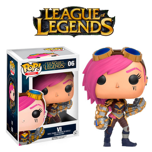 Funko Pop! Games League Of Legends Lol - Vi - Exclusivo