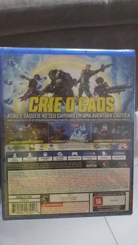 Borderlands 3 Ps4 Mídia Física Lacrado Original Playstatyon