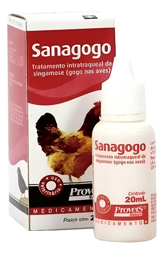 Sanagogo 20ml Singamose Gogo Aves Ornamentais E Domesticos
