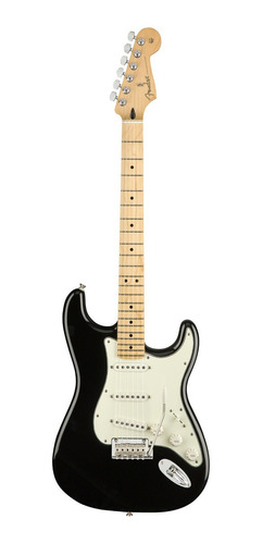 Imagen 1 de 4 de Guitarra eléctrica Fender Player Stratocaster de aliso black brillante con diapasón de arce