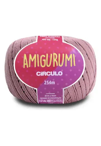 Fio Amigurumi Circulo - 254 M - 125 G- Crochê Cor 3046 - Doçura