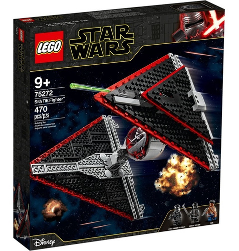 Imagen 1 de 4 de Lego Caza Tie Sith - Sith Tie Fighter Star Wars 75272