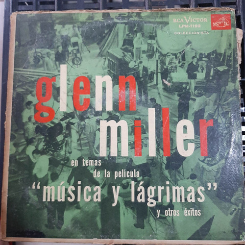 Vinilo Glenn Miller Temas Pelicula Musica Y Lagrimas 1192 J1