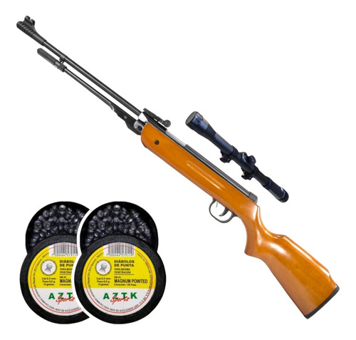 Rifle Deportivo Aztk Xtreme Diábolo 5.5mm 650fts Cacería