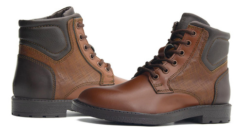 Botas Casuales Para Hombre Christian Gallery Comodas Café